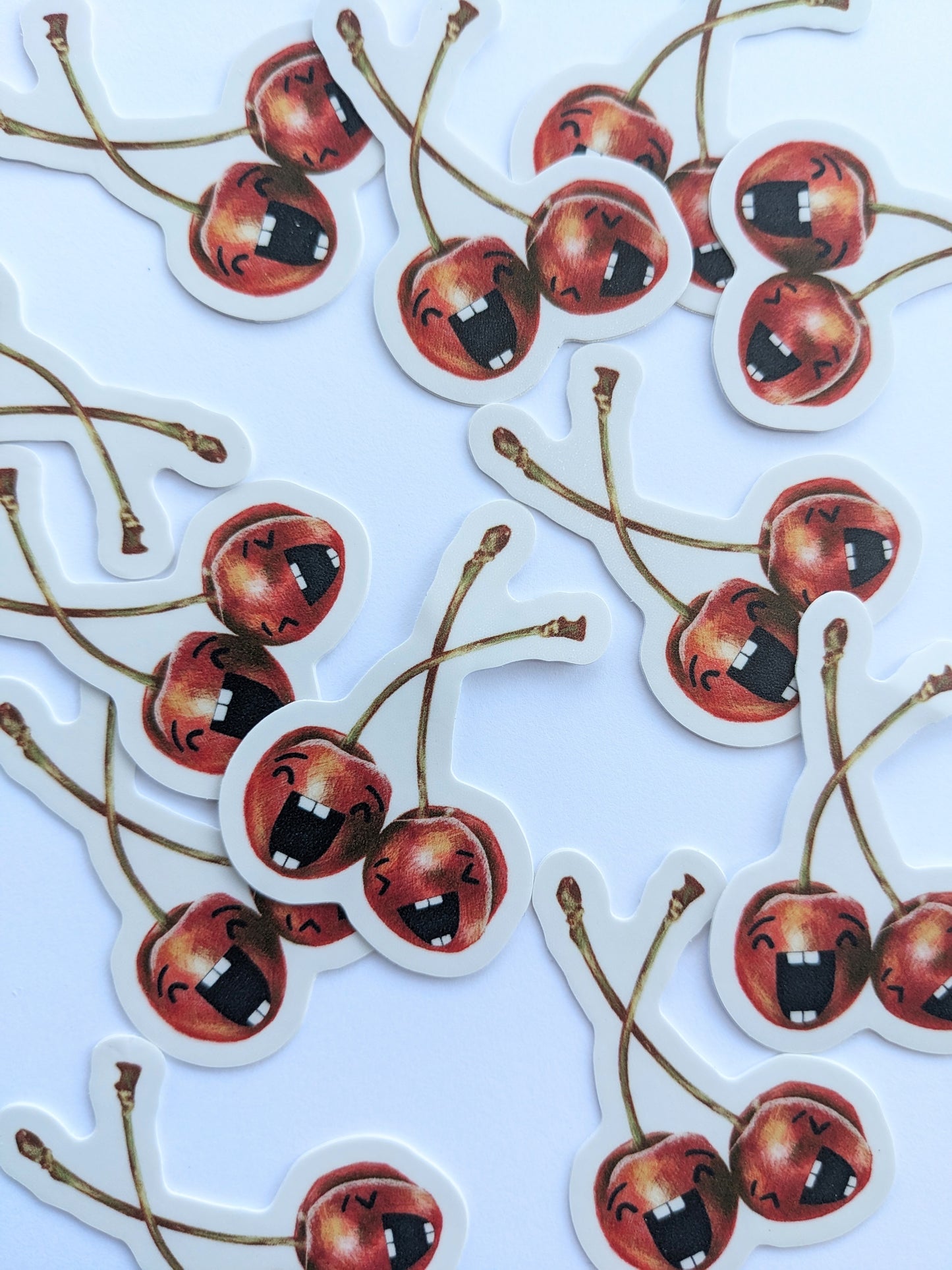 Cherry Face Sticker