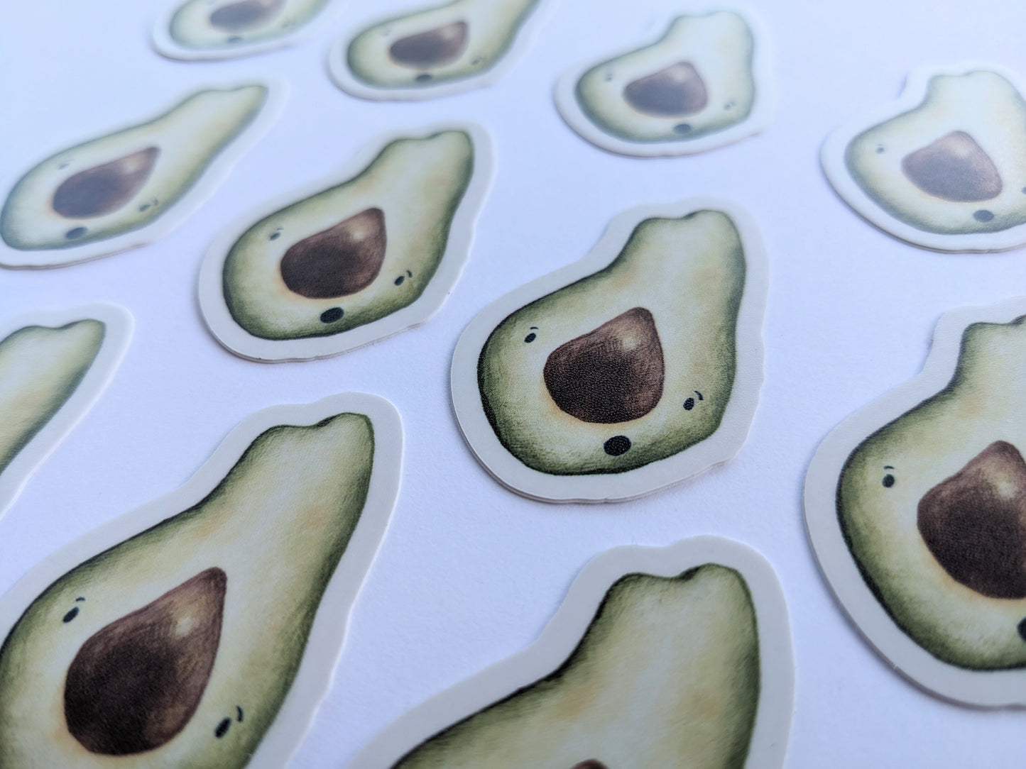 Avocado Face Sticker