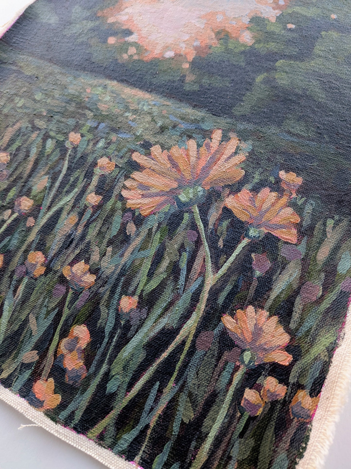 "These are the ones that last forever" - 10x12 Original Acrylic Painting