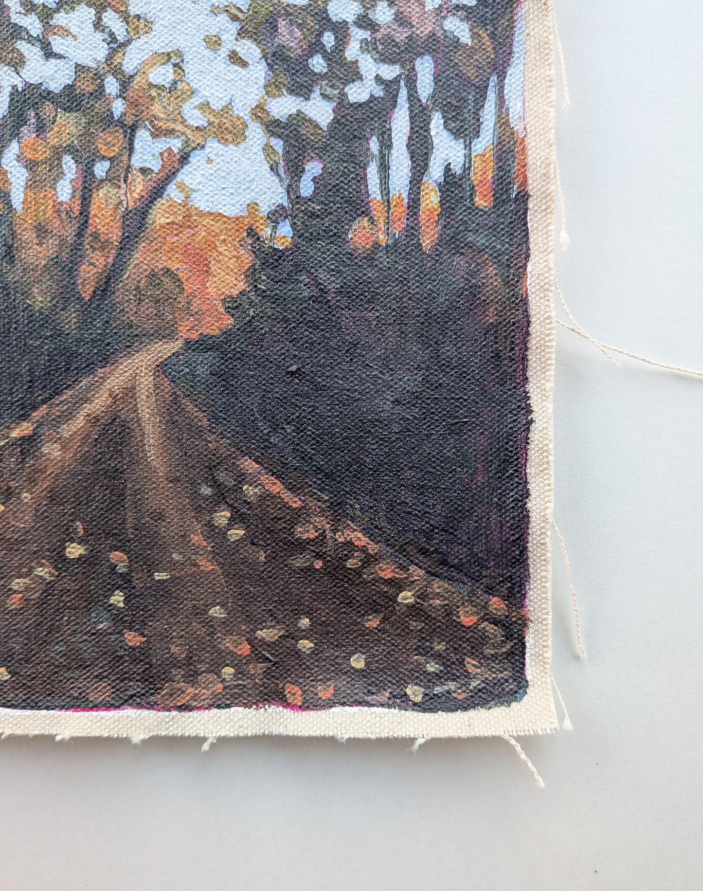 "Touched by the Sun" - 6x8 Original Acrylic Painting
