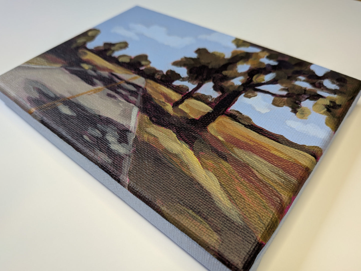 “My Drive Home 2” - 7x5 Original Acrylic Painting