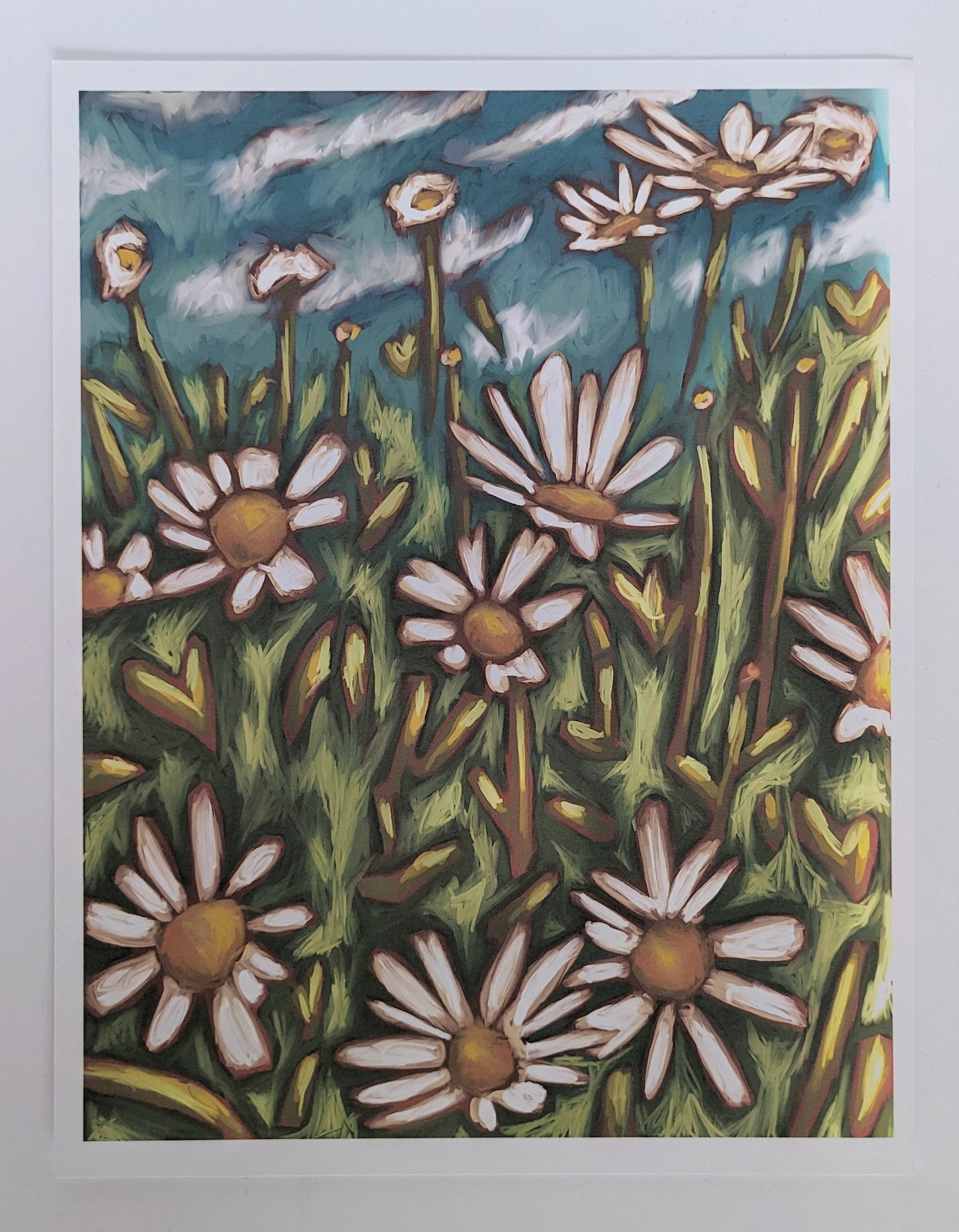 “Daisy Field” - 8.5” x 11” Digital Art Print