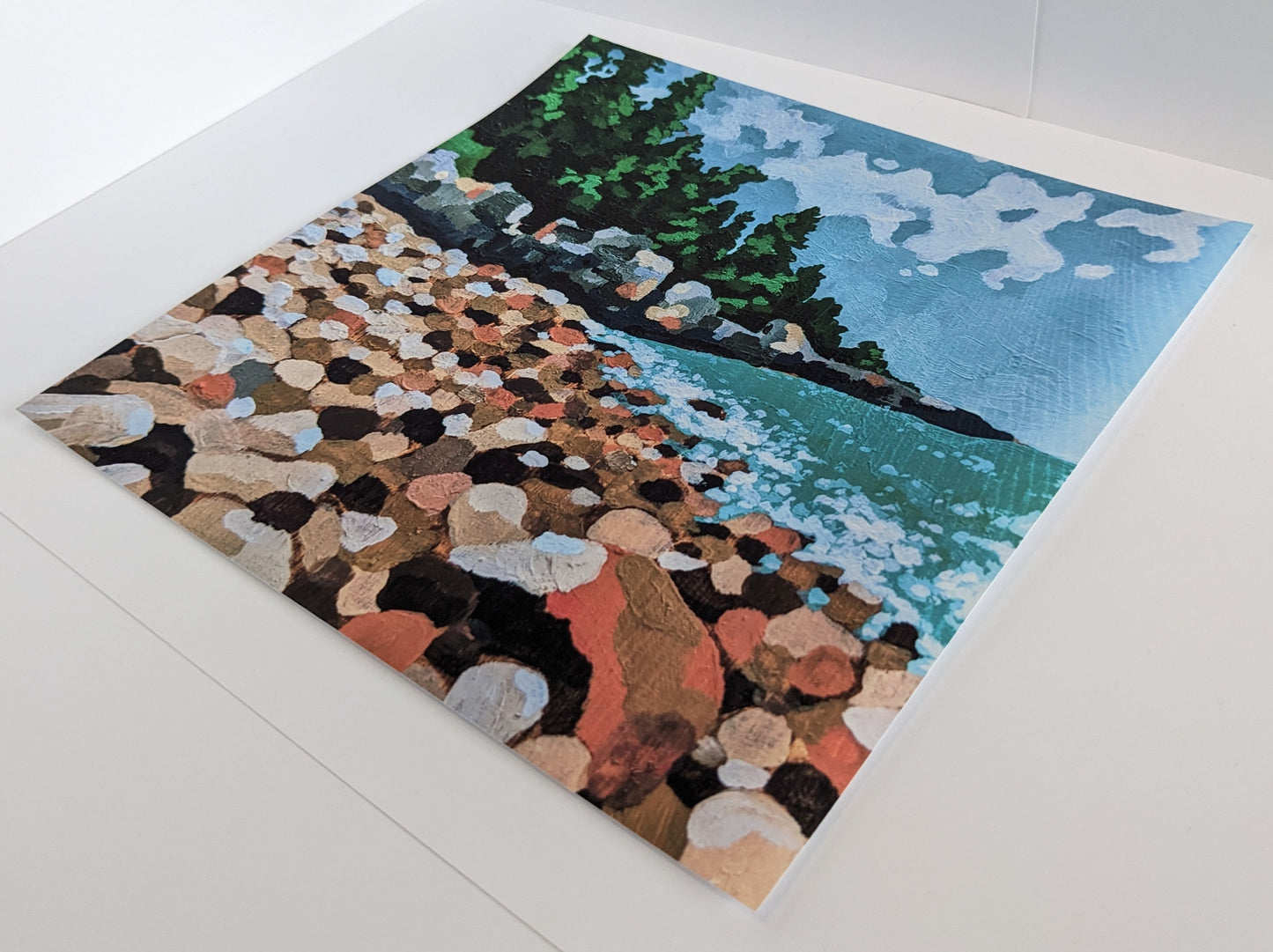 ”Maine Shores” - 8” x 8” Art Print