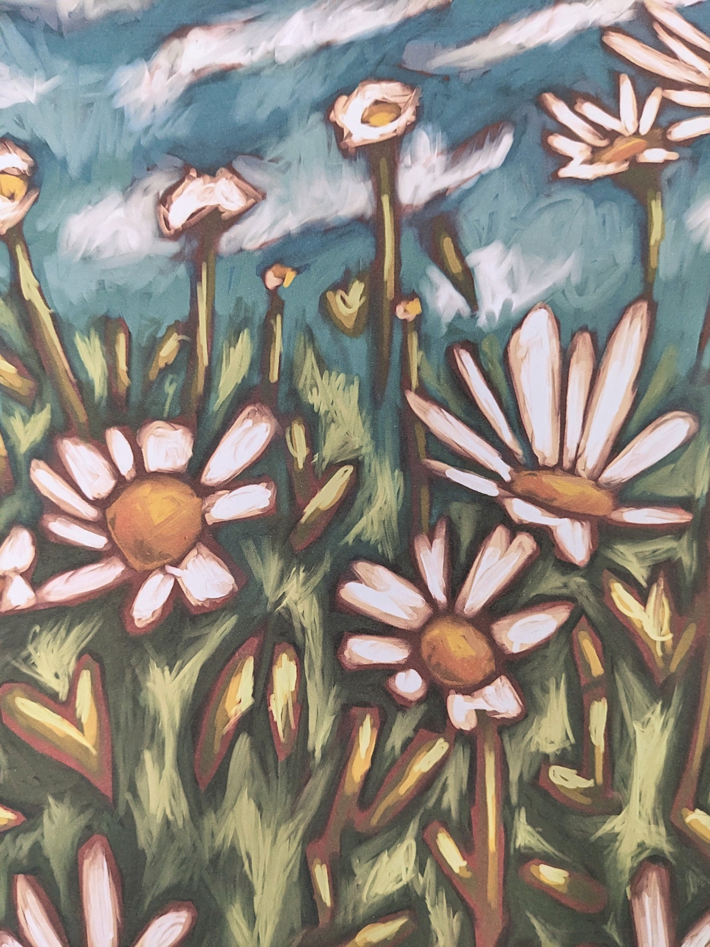 “Daisy Field” - 8.5” x 11” Digital Art Print