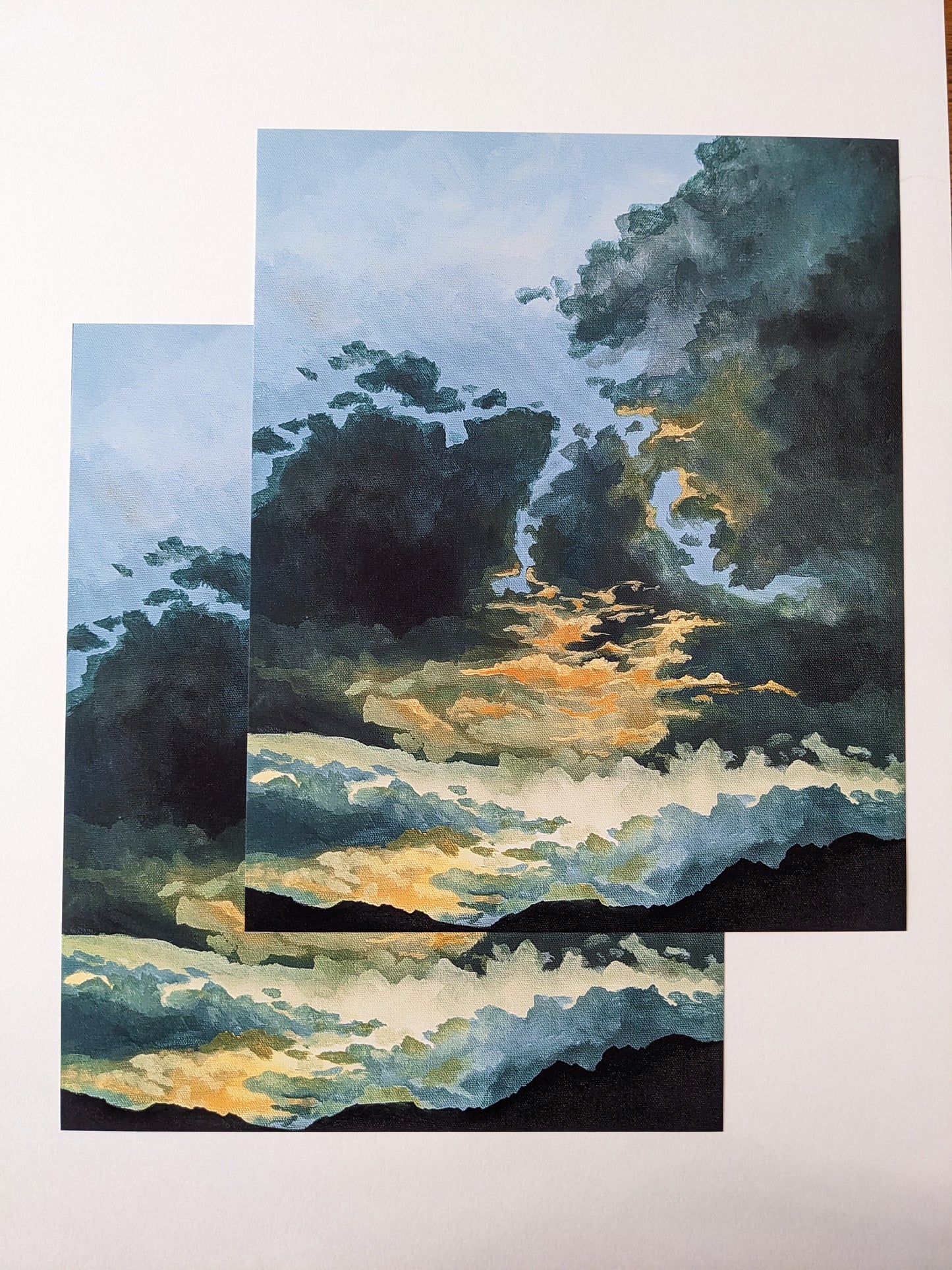 “Blue Skies” - 8.5” x 10.5” Art Print