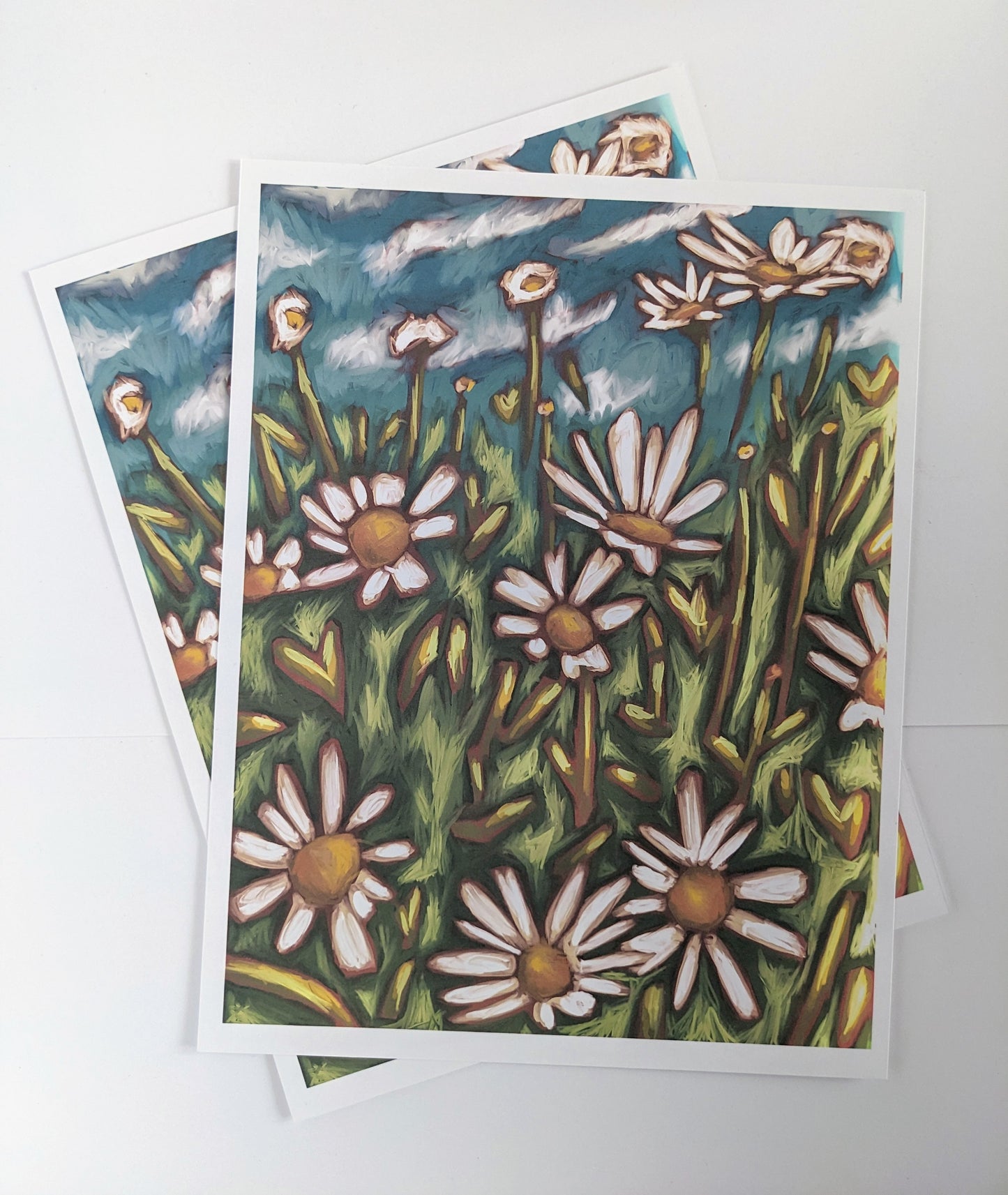 “Daisy Field” - 8.5” x 11” Digital Art Print