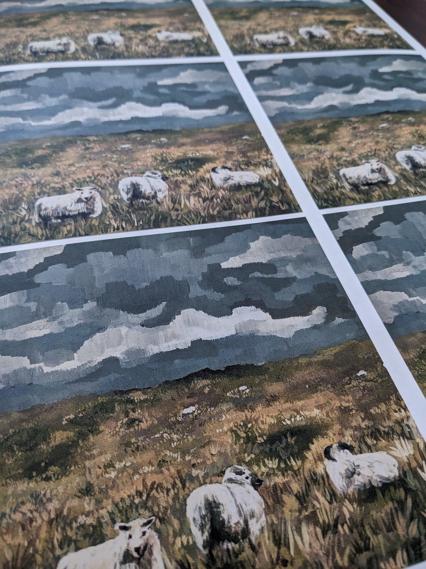 “Sheepies” - 6” x 6” Art Print