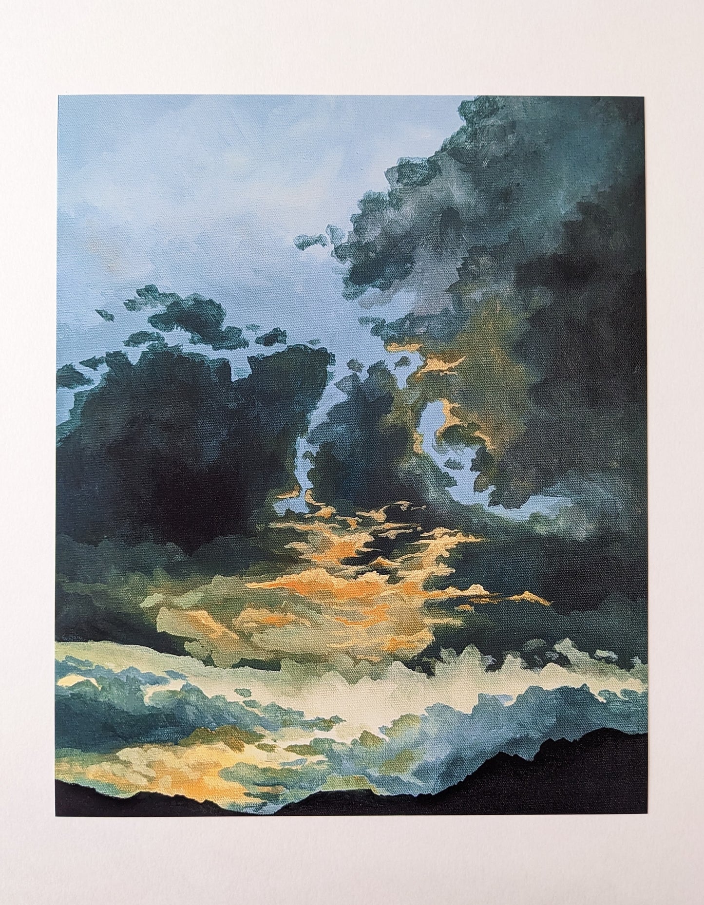 “Blue Skies” - 8.5” x 10.5” Art Print