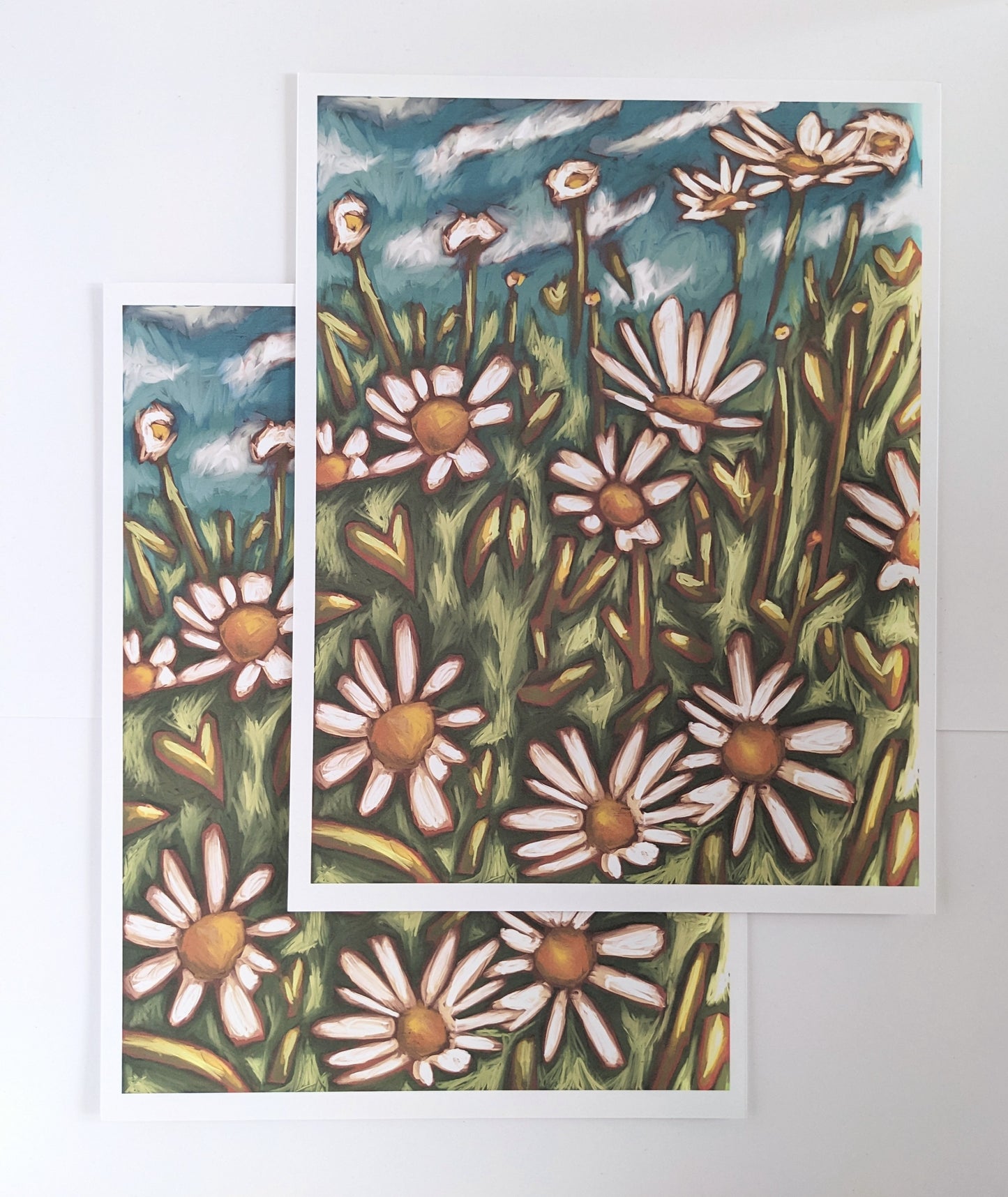 “Daisy Field” - 8.5” x 11” Digital Art Print