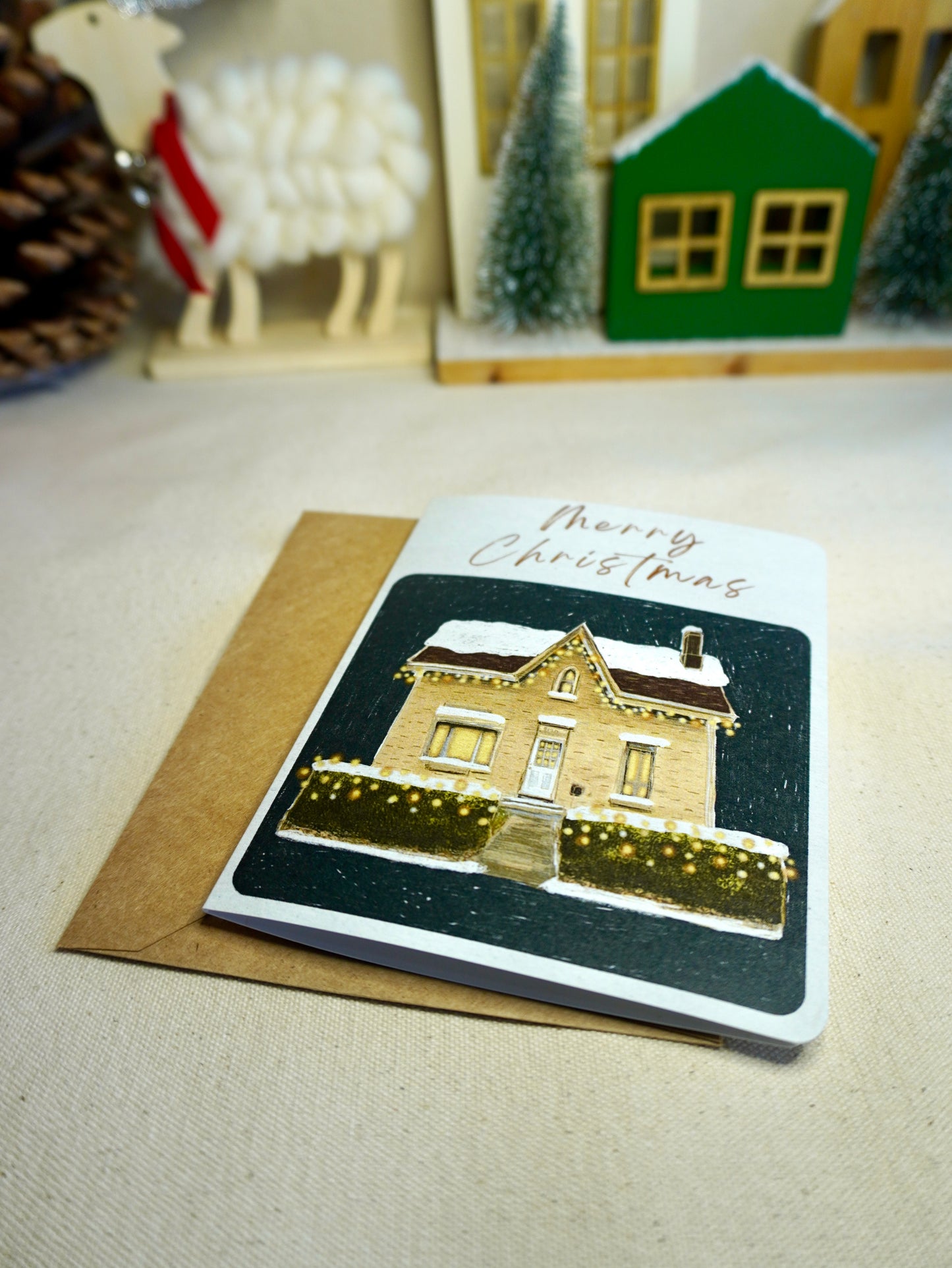 Greeting Cards - “Merry Home”