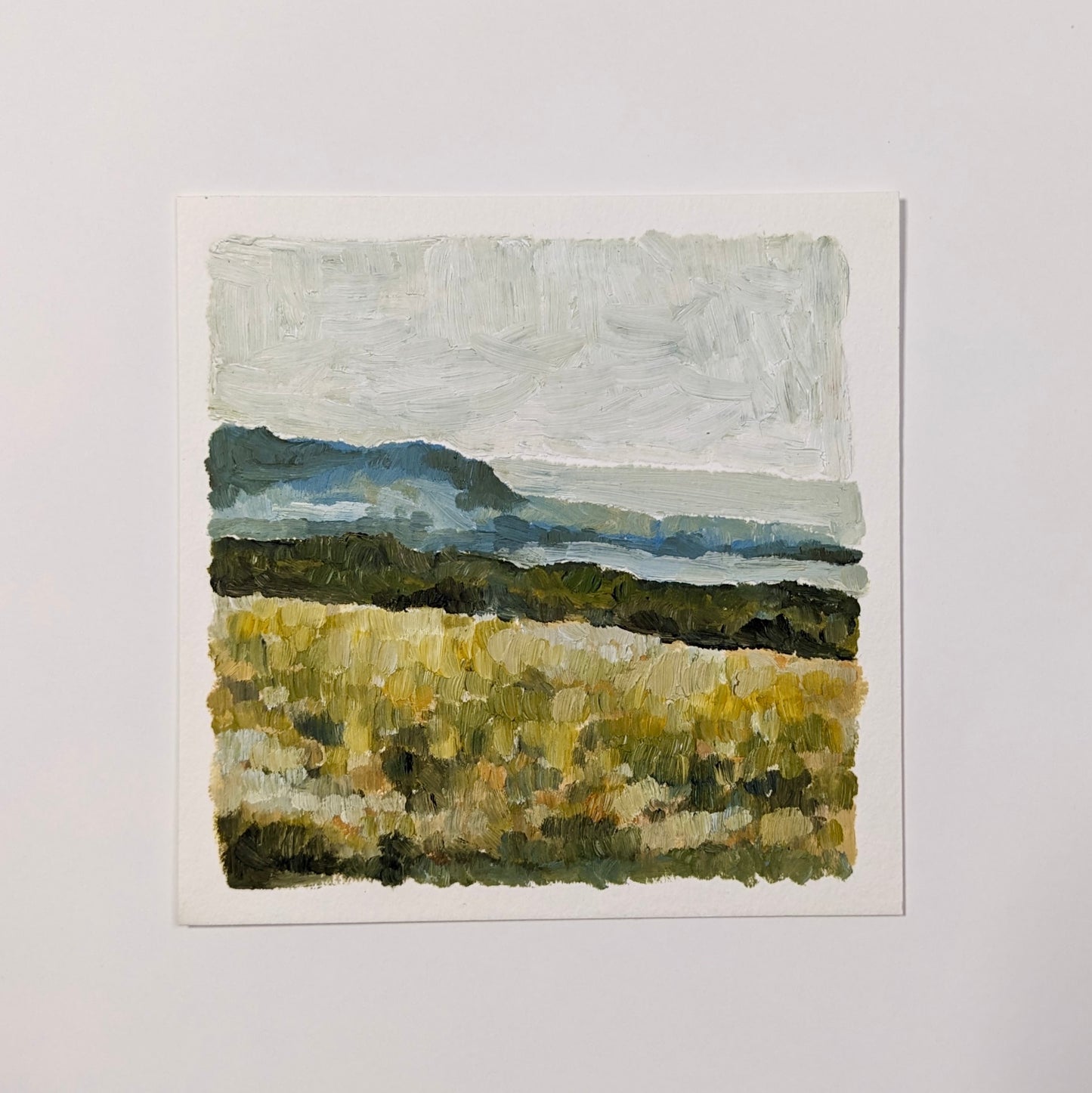“That’s Beautiful” - 5x5 Original Oil Painting