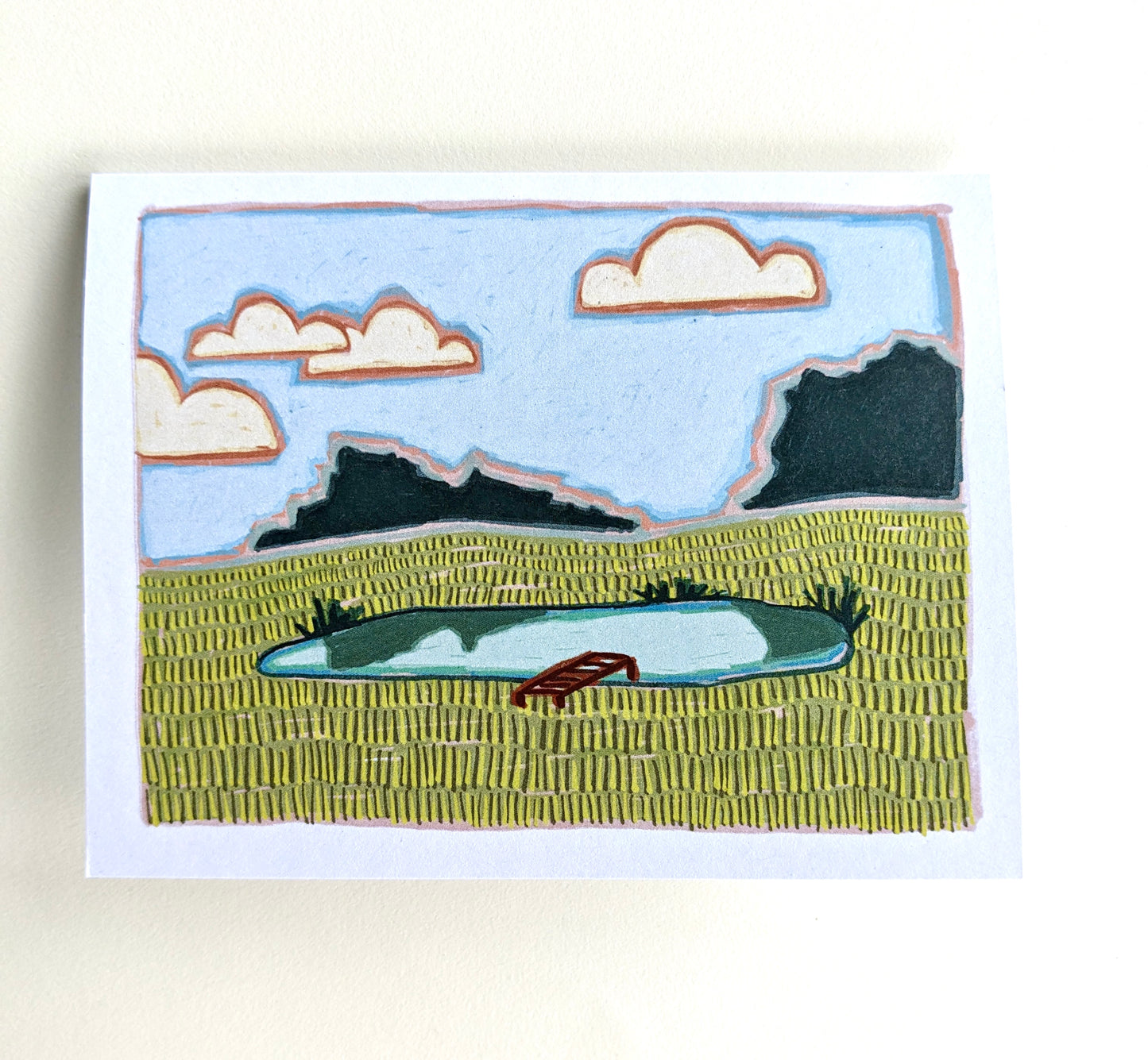 Greeting Cards - “Farm Pond”