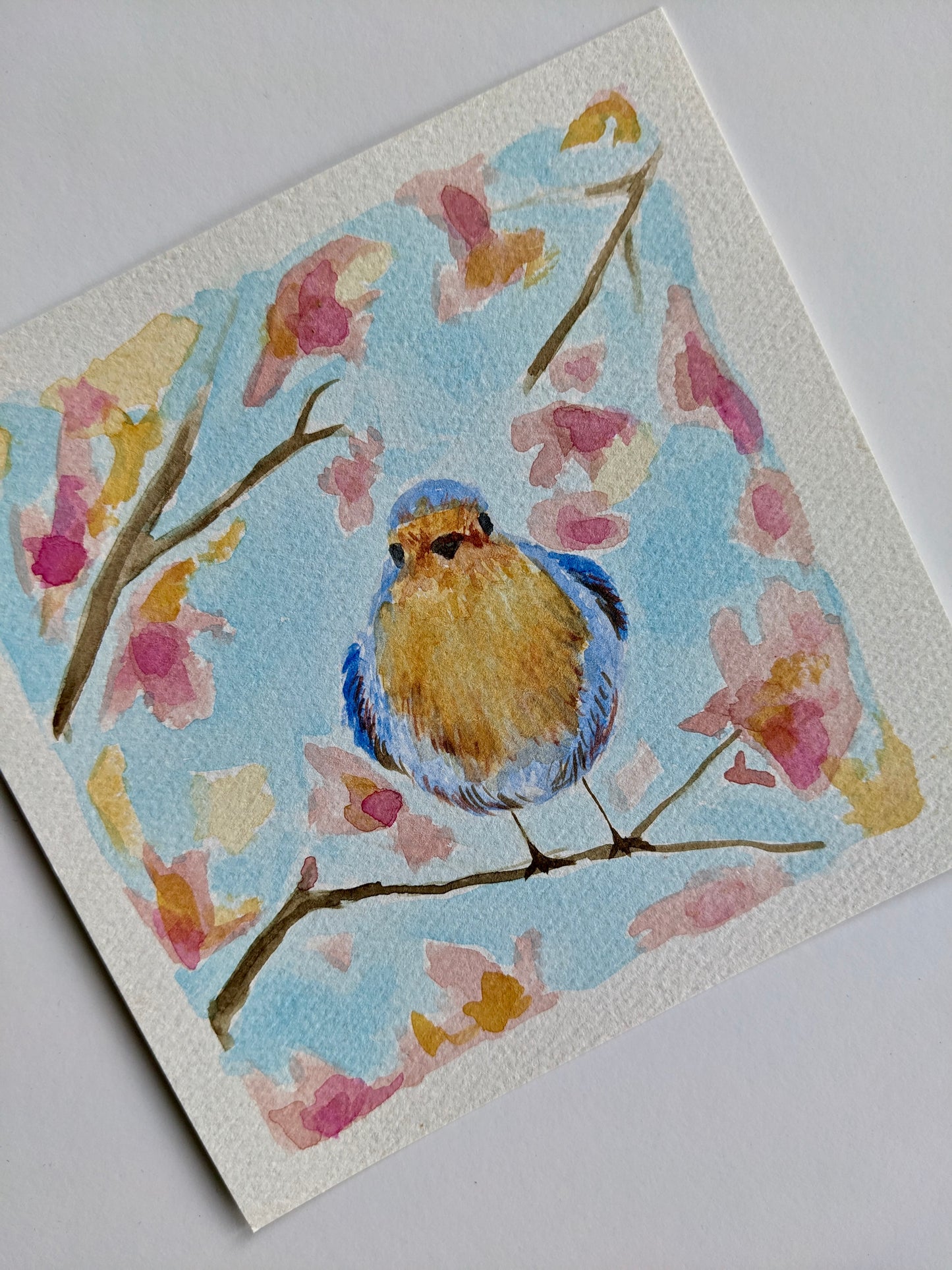 “My Sparrow” - 6x6 Watercolor Painting