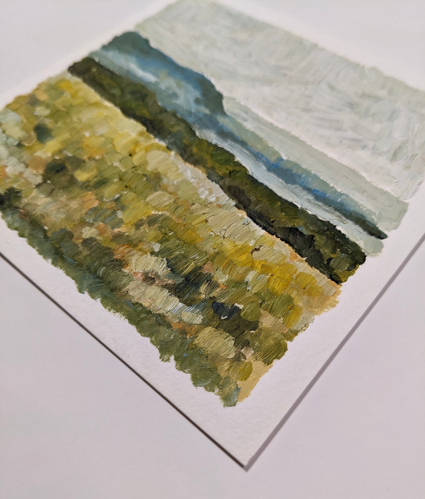 “That’s Beautiful” - 5x5 Original Oil Painting
