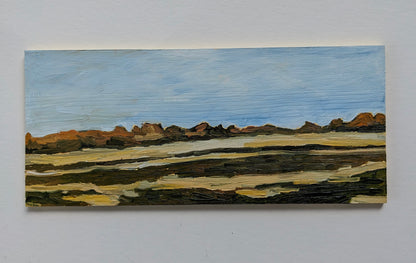 “Stay-cation” - 12x5 Original Oil Painting