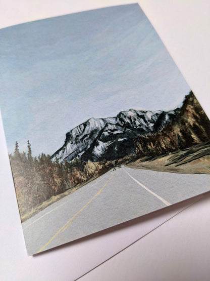 Greeting Card - “Jasper Mountains”