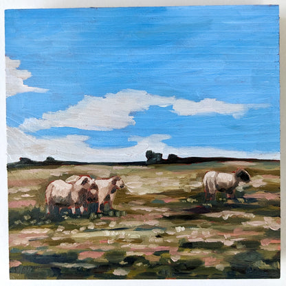 “Care free" - 5x5 Original Oil Painting