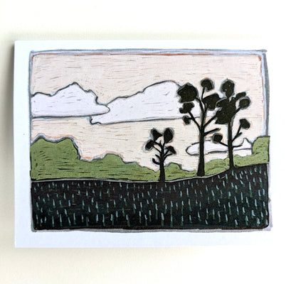 Greeting Cards - “Green Horizon”