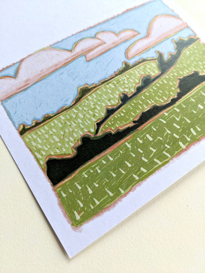 Greeting Cards - “Blue Skies and Green Hills”