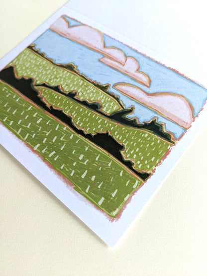 Greeting Cards - “Blue Skies and Green Hills”