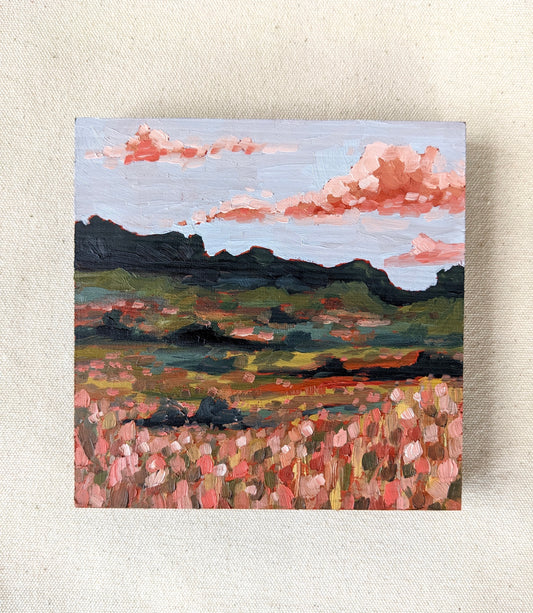 “Fading" - 5x5 Original Oil Painting