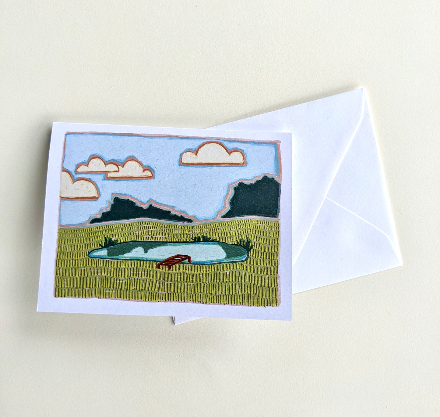 Greeting Cards - “Farm Pond”