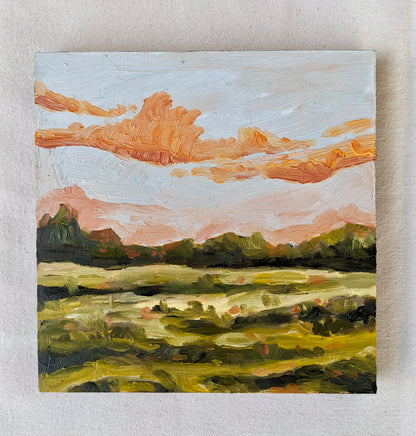 “Will we ever go back?” - 8x8 Original Oil Painting