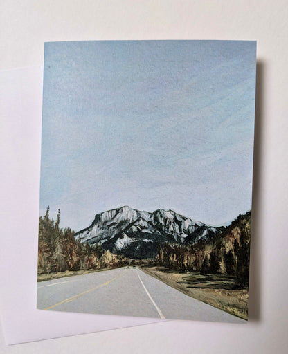 Greeting Card - “Jasper Mountains”