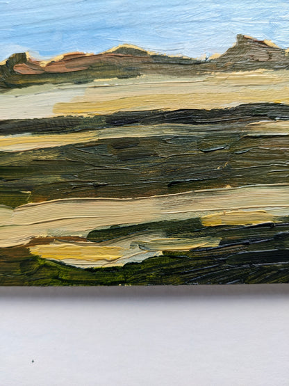 “Stay-cation” - 12x5 Original Oil Painting