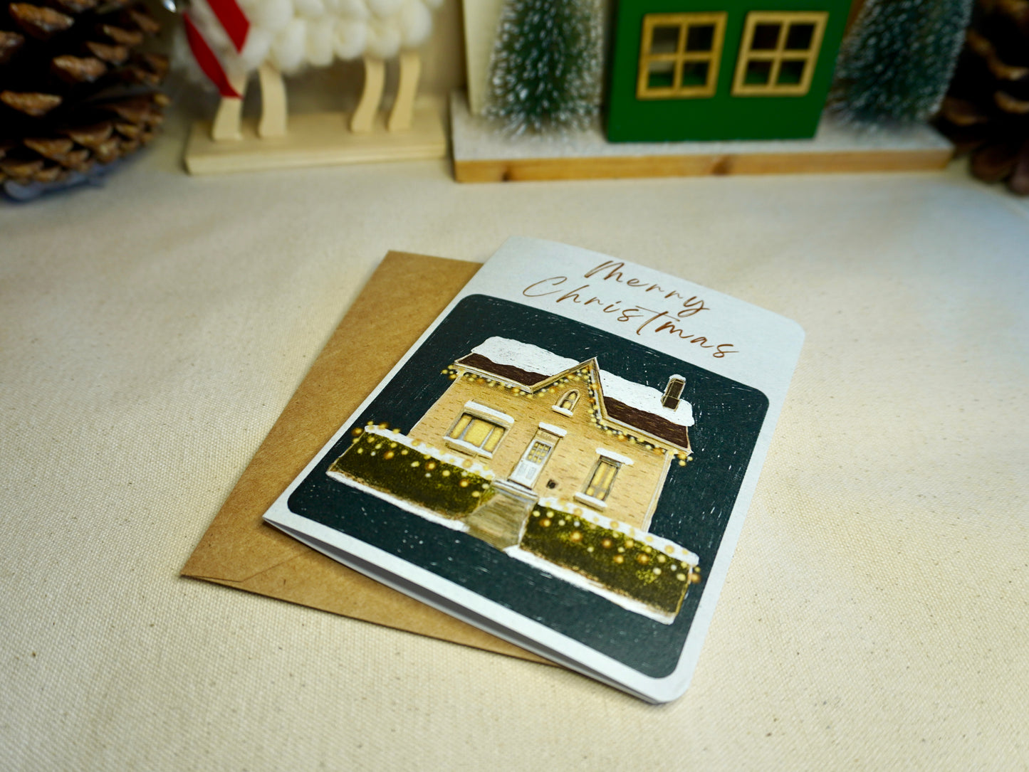 Greeting Cards - “Merry Home”