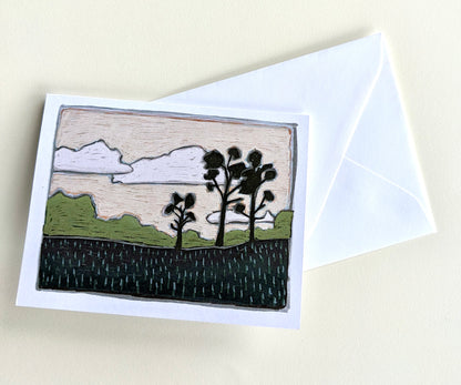 Greeting Cards - “Green Horizon”