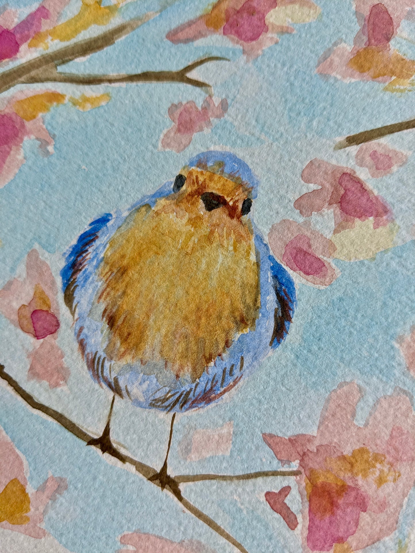 “My Sparrow” - 6x6 Watercolor Painting