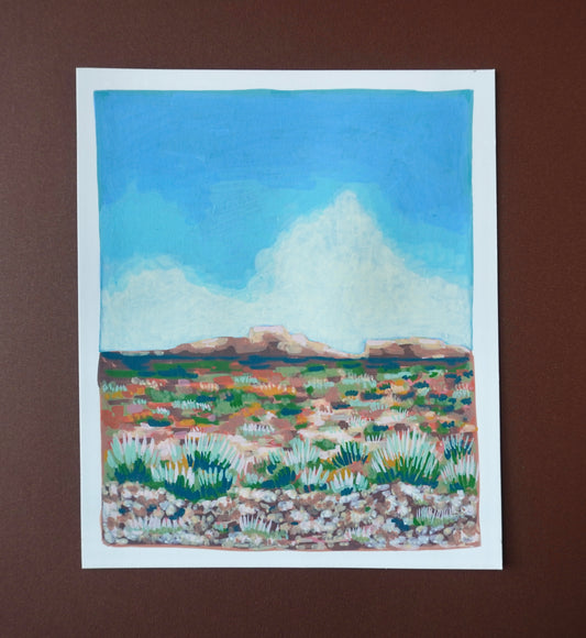 “West 1” - 5x6 Original Acrylic Markers
