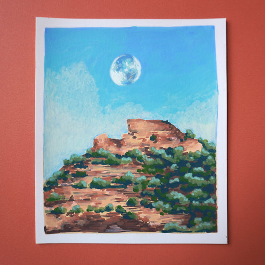 “West 2” - 5x6 Original Acrylic Markers