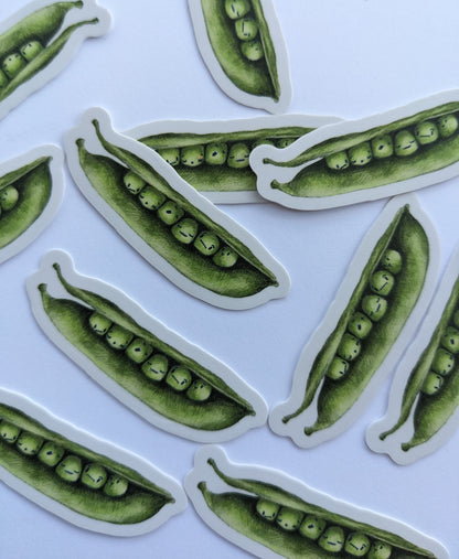 Pea Face Sticker