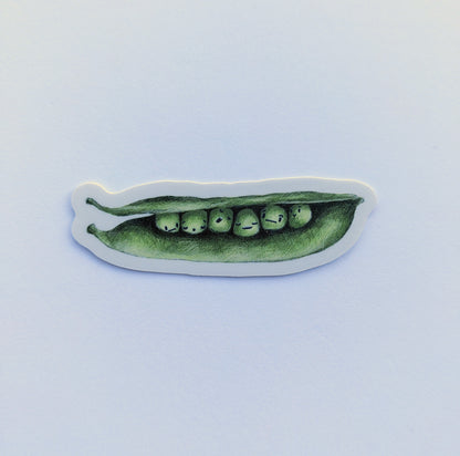 Pea Face Sticker