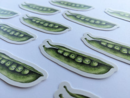 Pea Face Sticker