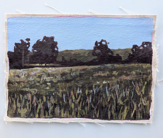 "The Absence of Worry" - 8x6 Original Acrylic Painting