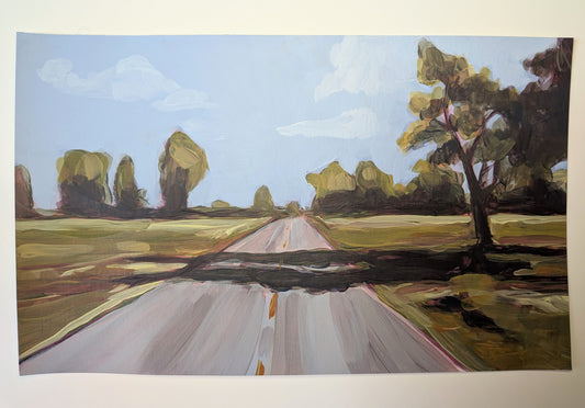 “My Drive Home 4” - 10x6 Original Acrylic Painting