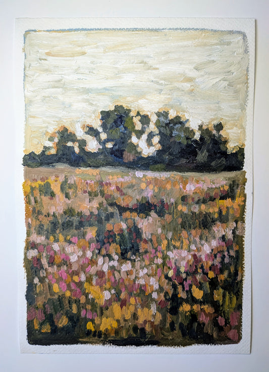 "Enjoy the Meadow" - 7 x 10 Original Oil Painting